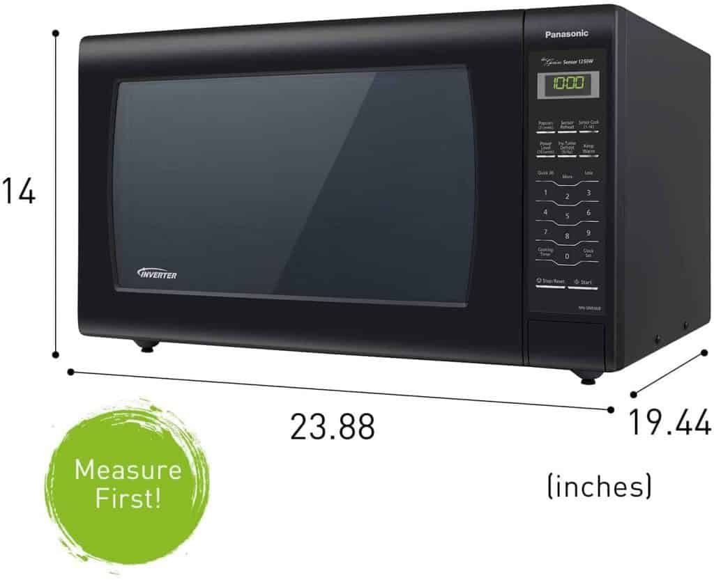 Panasonic Microwave Oven NN-SN936B Black Countertop Oven
