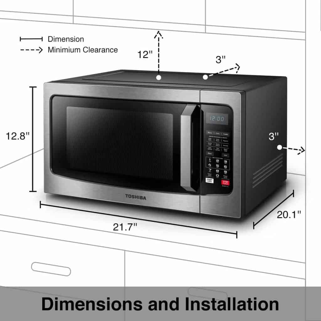 Toshiba EC042A5C-SS Countertop Microwave Oven