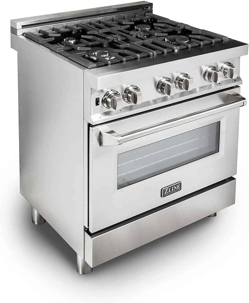 ZLINE 30 inch Professional Gas Burner Electric Oven Range RA30 Review